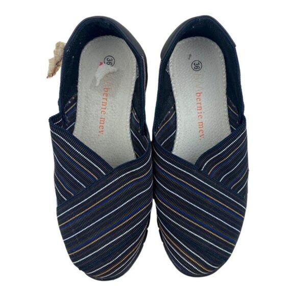Bernie mev Women's Multicolored Striped Fabric Flats EU 36 - Picture 5 of 14